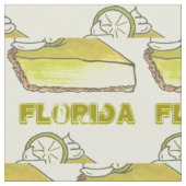 FLORIDA Keys FL Key Limoen Keylime Pie Slice Stof (Close Up)