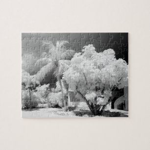 Florida Keys huis en zijn palmbomen, VS. 2 Legpuzzel