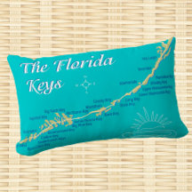 Florida Keys-kaart van de eilanden