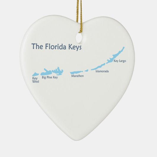 Florida Keys. Keramisch Ornament (Rechts)