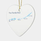 Florida Keys. Keramisch Ornament (Links)