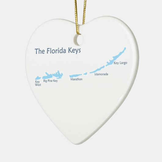 Florida Keys. Keramisch Ornament (Links)