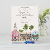 Florida Keys Key West Bestemming Huwelijk Kaart (Staand voorkant)