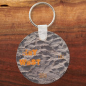 Florida Keys Key West Compass Sand Beach Sleutelha Sleutelhanger (Voorkant)