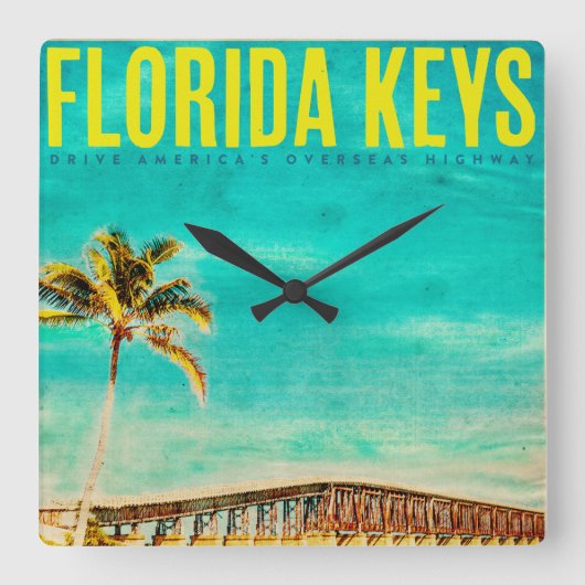  Florida Keys, Key West, Vierkante Klok (Voorkant)