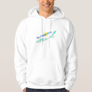 Florida Keys Map retro illustratie Hoodie