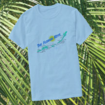 Florida Keys Map retro illustratie