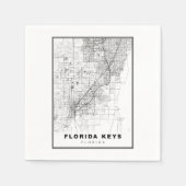 Florida Keys Map Servet (Voorkant)
