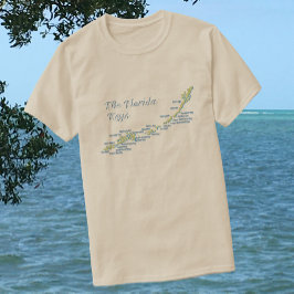 Florida Keys Map T-shirt