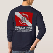 Florida Keys NMS (beste wrakken) T-shirt (Achterkant)