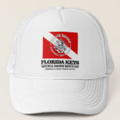 Florida Keys NMS (beste wrakken) Trucker Pet (Voorkant)