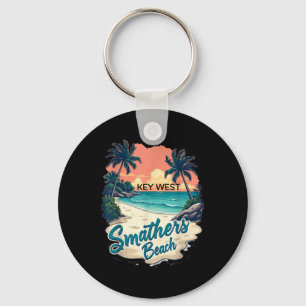 Florida Keys Oude Key West Smathers Beach  Sleutelhanger