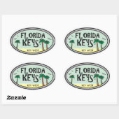 Florida Keys Ovale Sticker (Vel)
