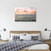 Florida Keys Pastel Ocean Sunset Scene Canvas Afdruk (Insitu (Slaapkamer))