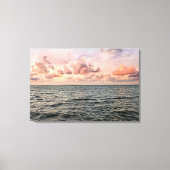 Florida Keys Pastel Ocean Sunset Scene Canvas Afdruk (Voorkant)