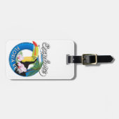 Florida keys retro logo bagagelabel (Voorkant horizontaal)