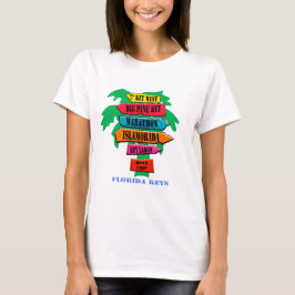 Florida Keys Road Sign T-shirt