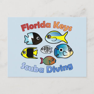 Florida Keys Scuba Diving Briefkaart