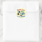 Florida Keys Scuba Diving Ronde Sticker (Tas)