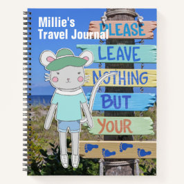 Florida Keys Strand Kind Reisjournaal Notitieboek