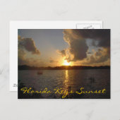 Florida Keys Sunset Briefkaart (Voorkant / Achterkant)