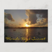 Florida Keys Sunset Briefkaart (Voorkant)