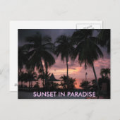 Florida Keys Sunset in het briefkaart Paradise (Voorkant / Achterkant)