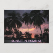 Florida Keys Sunset in het briefkaart Paradise (Voorkant)