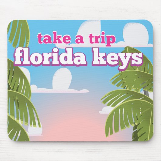 Florida Keys Travel poster Muismat (Voorkant)
