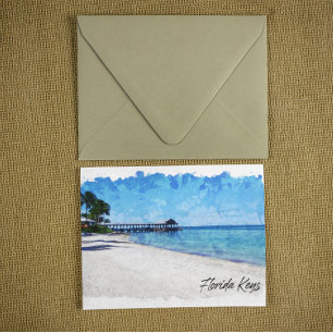 Florida Keys Tropisch Briefkaart