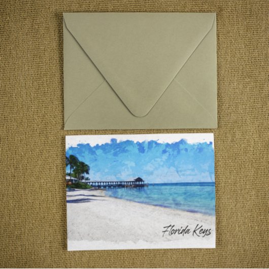 Florida Keys Tropisch Briefkaart