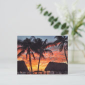 Florida Keys tropische zonsondergang Briefkaart (Staand voorkant)
