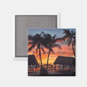 Florida Keys tropische zonsondergang Magneet (Voorkant / Achterkant)