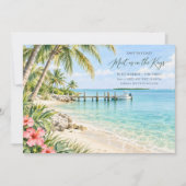 Florida Keys Trouwfoto Save The Date (Voorkant)