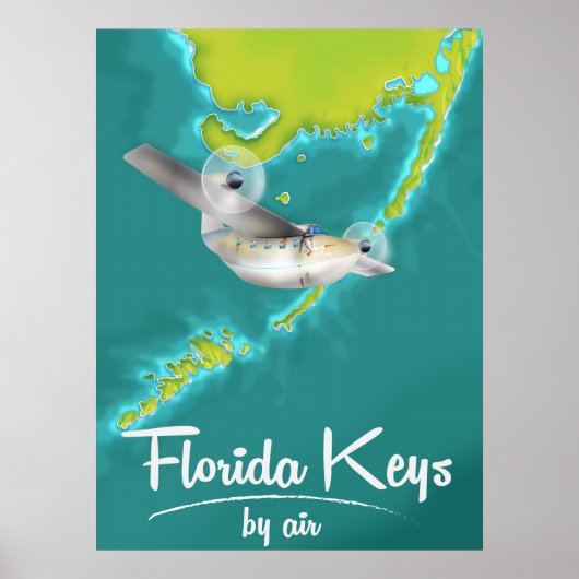 Florida Keys vintage reisposter Poster (Voorkant)