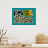 Florida Keys Vis Poster (Keuken)