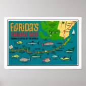 Florida Keys Visprint Poster (Voorkant)