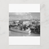 Florida Keys Vist, 1938 Briefkaart (Voorkant)