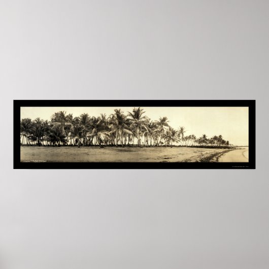 Florida Keys Vist Foto 1912 Poster (Voorkant)