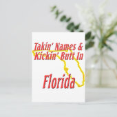 Florida - Kickin' Butt Briefkaart (Staand voorkant)