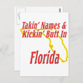 Florida - Kickin' Butt Briefkaart (Voorkant / Achterkant)