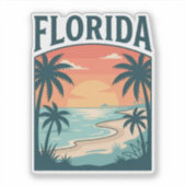 Florida Kust Erfgoed Sticker (Voorkant)