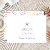 Florida kuststrand Waterverf waarneming huwelijk Informatiekaartje