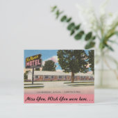 Florida, La Byer's Motel, Clewiston Briefkaart (Staand voorkant)