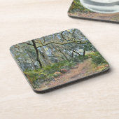 Florida Lace Spaanse mos impressionistische kunst Bier Onderzetter (Linkerzijde)