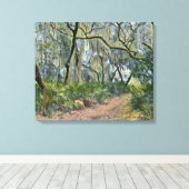 Florida Lace Spaanse mos impressionistische kunst Canvas Afdruk (Insitu (Houten vloer))