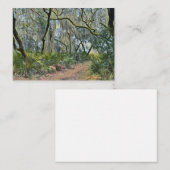 Florida Lace Spaanse mos impressionistische kunst Notitiekaartje (Voorkant / Achterkant)