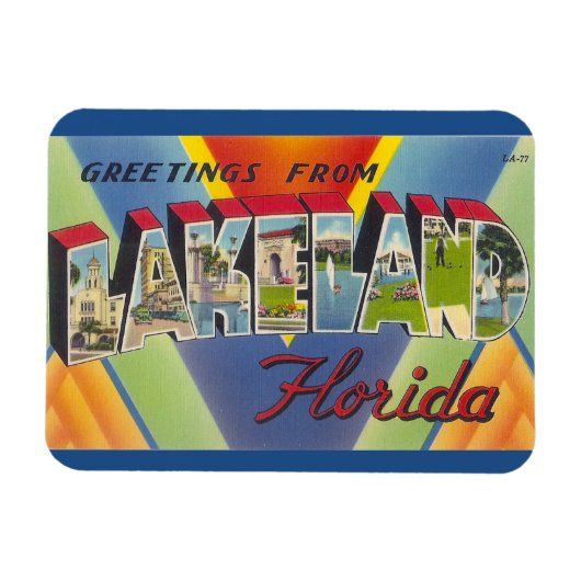 Florida, Lakeland Magnet Magneet (Horizontaal)