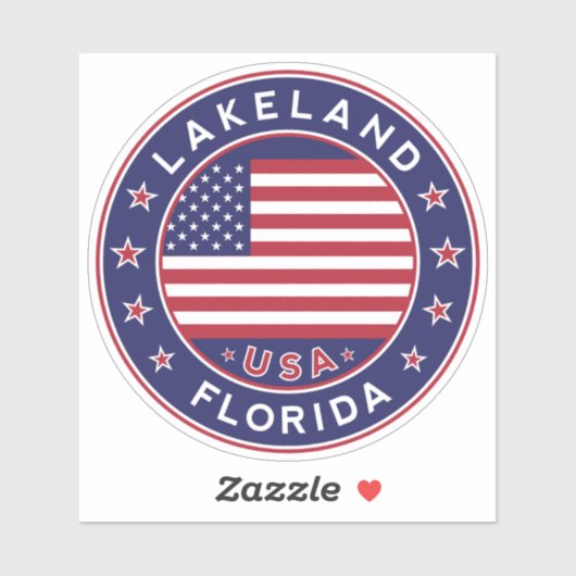Florida, Lakeland Sticker (Vel)