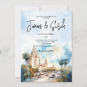 Florida Landschap Huwelijksbestemming Kaart (Voorkant)